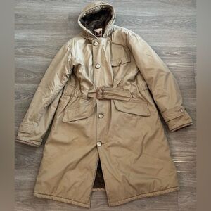 Grenfell x Brooks Brothers boa lined deck coat parka
